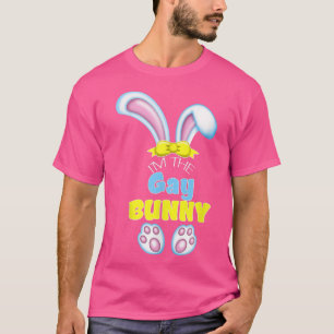 Cute Easter I'm The Gay Bunny LGBTQ Pride  T-Shirt