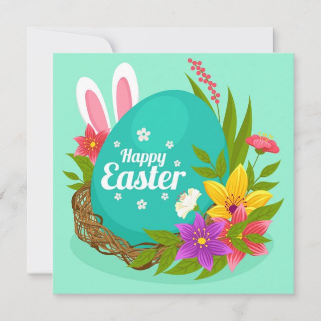 Cute Easter Invitation (Front)