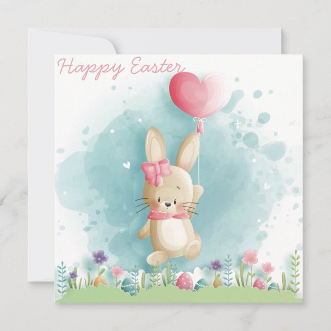 Cute Easter Invitation (Front)