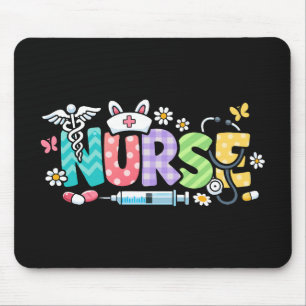 Cute Easter Nurse Medical Humor Mouse Pad