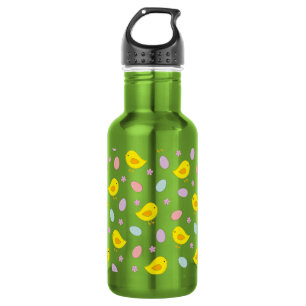 Cute Easter pattern Chickens Eggs Custom colour 532 Ml Water Bottle