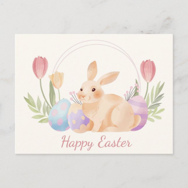Cute Easter Postcard (Front)