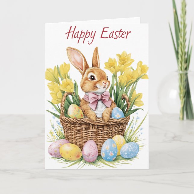 Cute Easter Postcard (Front)