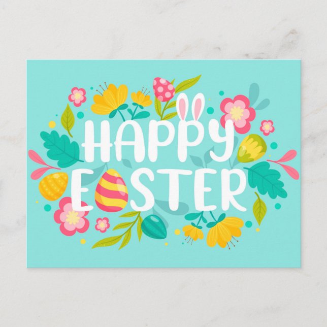 Cute Easter Postcard (Front)