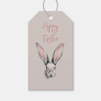 Cute Easter Rabbit in Minimalistic Style  Gift Tags