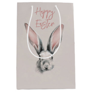 Cute Easter Rabbit Medium Gift Bag
