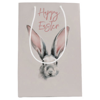 Cute Easter Rabbit Medium Gift Bag