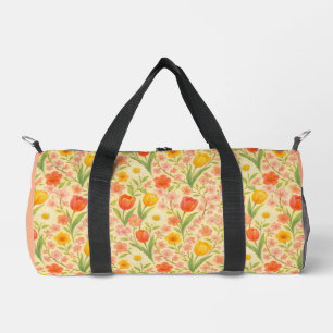Cute Easter/spring patterned flowers Duffle Bag