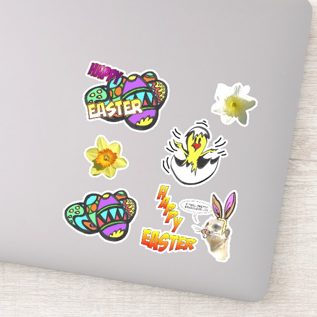Cute Easter Sticker Set (Detail)