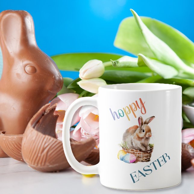 Cute Easter Watercolor Bunny Coffee Mug (Creator Uploaded)