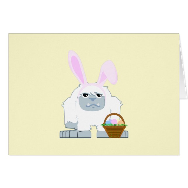 Cute Easter Yeti (Front Horizontal)