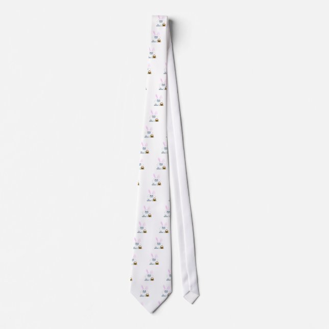 Cute Easter Yeti Tie (Front)