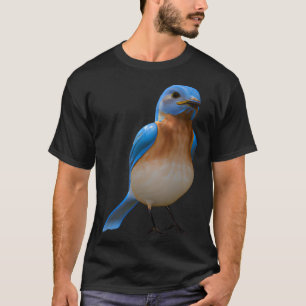 Cute Eastern Bluebird Sunset 1 T-Shirt