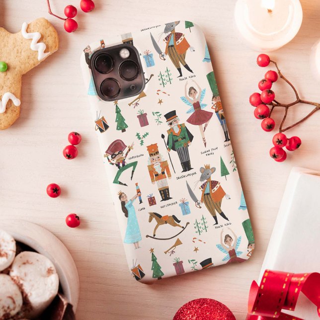 Cute Ecru Nutcracker Ballet Christmas Holiday  Case-Mate iPhone Case (Creator Uploaded)