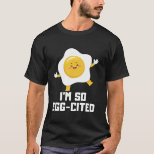 Cute Egg Art For Men Women Kids Chickens Omelette  T-Shirt