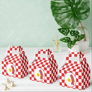 cute egg bacon Breakfast party or table Favour Box
