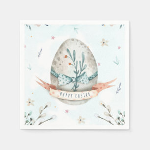 Cute egg Happy Easter Napkin