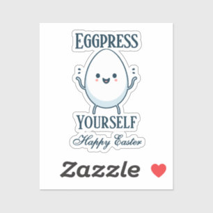 Cute "Eggpress Yourself" Funny Easter