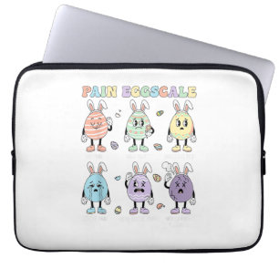 Cute Eggs Pain Scale Nurse Triage ICU Assessment E Laptop Sleeve