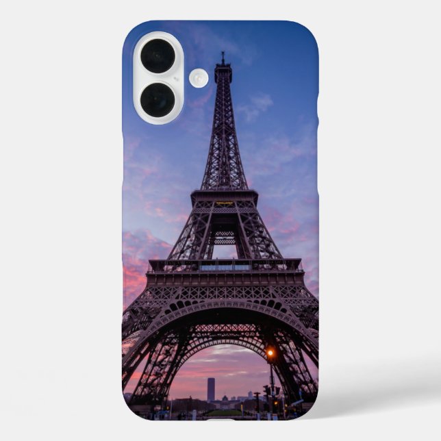 Cute Eiffel Tower in Paris, France Photo Case-Mate iPhone Case (Back)