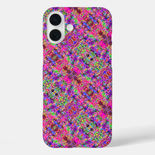 Cute electric pop art iPhone 16 plus case