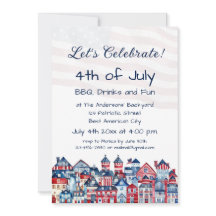 Cute Elegant 4th of July Family BBQ Party