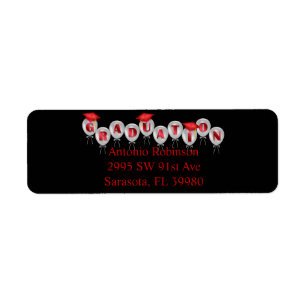 Cute Elegant Graduation Labels