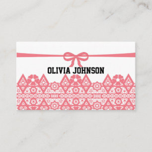 Cute, elegant loyalty card