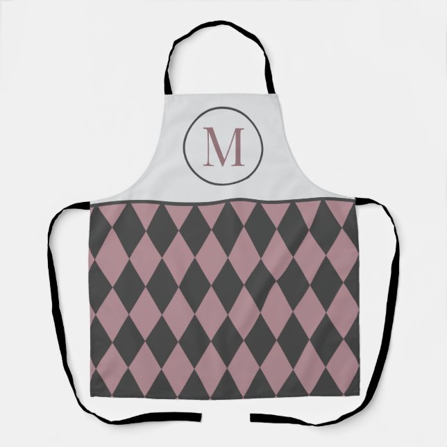 Cute elegant modern pattern apron (Front)