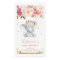 Cute Elephant Baby Shower Blush Floral Serviettes