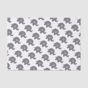 Cute Elephant Baby Shower Gift Tissue Paper