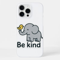 Cute elephant & bird sticker 