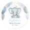 Cute Elephant Boy Balloons Baby Shower