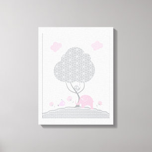 Cute Elephant Canvas Print