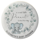 Cute Elephant Eucalyptus Baby Boy Shower