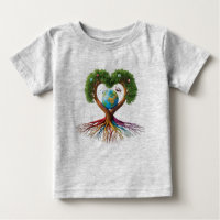 Cute Elephant Family Baby T-Shirt