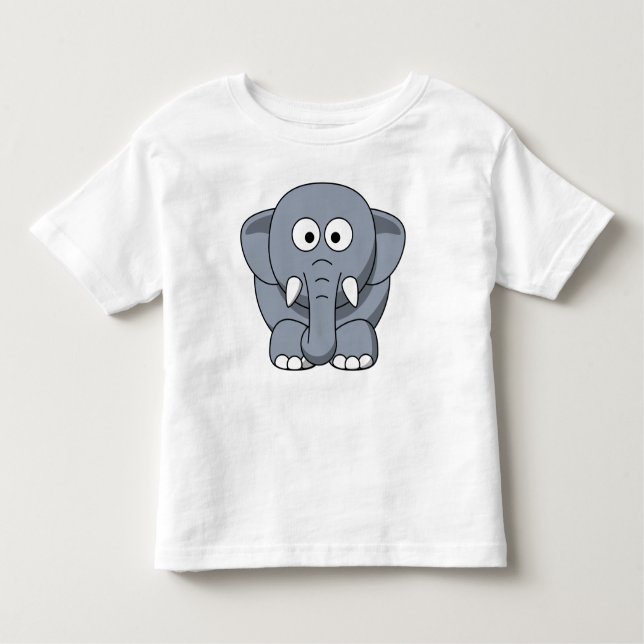 Cute elephant full toddler T-Shirt (Front)