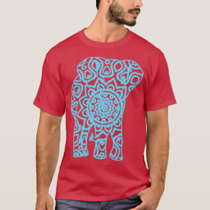 Cute Elephant Gift Print Elephants Wildlife Kids T-Shirt
