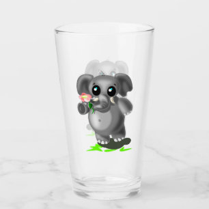 Cute Elephant Glass