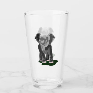 Cute Elephant Glass