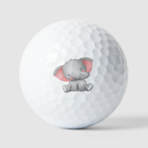 Cute elephant golf balls