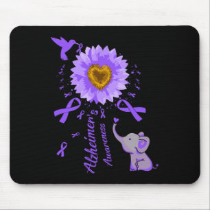 Cute Elephant I Will Remember For You Sunflower He Mouse Pad