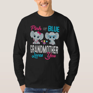 Cute Elephant Keeper Of The Gender Grandmother Lov T-Shirt