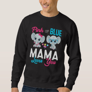 Cute Elephant Keeper Of The Gender Mama Loves You Sweatshirt
