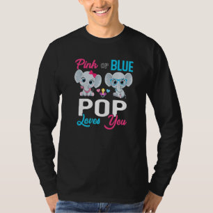 Cute Elephant Keeper Of The Gender Pop Loves You R T-Shirt