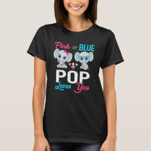 Cute Elephant Keeper Of The Gender Pop Loves You R T-Shirt
