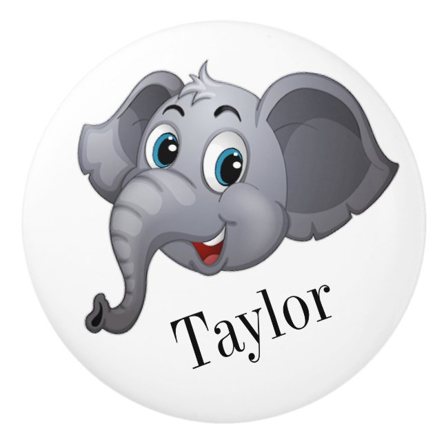 Cute Elephant Knobs (Front)