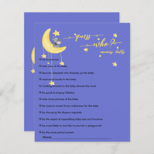 Cute Elephant & Little Butterfly Baby Shower Game