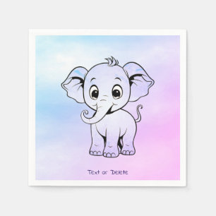 Cute Elephant Napkins