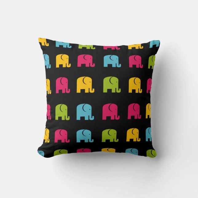Cute Elephant Pillow (Front)
